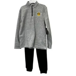 NEW‎ Los Angeles Lakers Basketball Jogger Set Logo Sweats Boys Sz 14/16 NWT